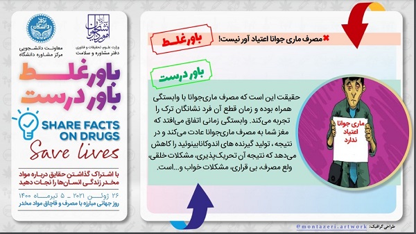 متن، پوستر | روز جهانی مبارزه با مواد مخدر (26 ژوئن) 