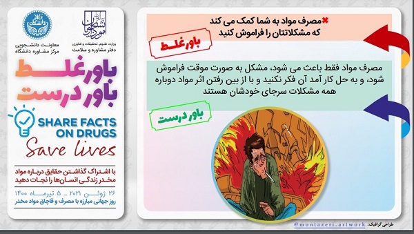 متن، پوستر | روز جهانی مبارزه با مواد مخدر (26 ژوئن) 