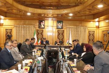 اجتماع مشترك بين جامعة رازي و الوفد الرفيع لجامعة العراقية في بغداد