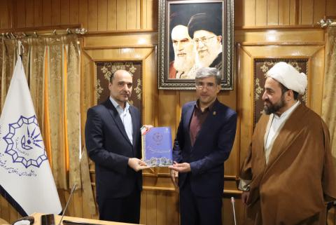 معارفه دکتر «غلامرضا سالمیان» به عنوان مدیر حوزه ریاست دانشگاه رازی/ تقدیر از خدمات ارزنده دکتر «هومن سالاری»