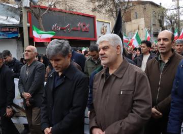 حضور خانواده دانشگاه رازی در راهپیمایی روز جهانی قدس