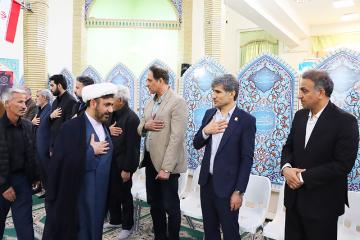 مراسم سوگواری رهبر شهید انقلاب و یادواره شهدای عملیات رمضان در دانشگاه رازی برگزار شد + تصاویر