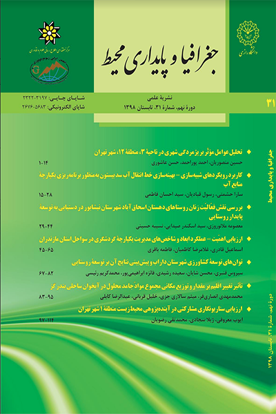 جغرافیا و پایداری محیط