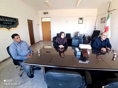 دیدار مسئولین دانشکده کشاورزی سنقربا ریاست محترم اداره تعاون روستایی دکترعباسی تکراری 1