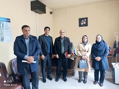 جلسه مسئولین دانشکده کشاورزی باخانم فرحناکی پیرامون تعامل دانشکده بامرکز رشد سنقر