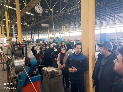 بازدید از کارخانه قند و کابل باختر با حضور دانشجویان و مسئولین دانشکده کشاورزی سنقر