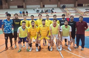 قهرمانی تیم فوتسال دانشجویان پسر دانشگاه رازی