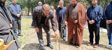 آیین کاشت نهال به یاد شهدای «جنگ رمضان» در دانشگاه رازی